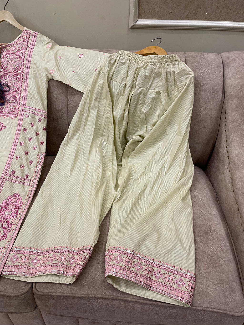 Farshi Shalwar Cotton (3pc) - BU10039
