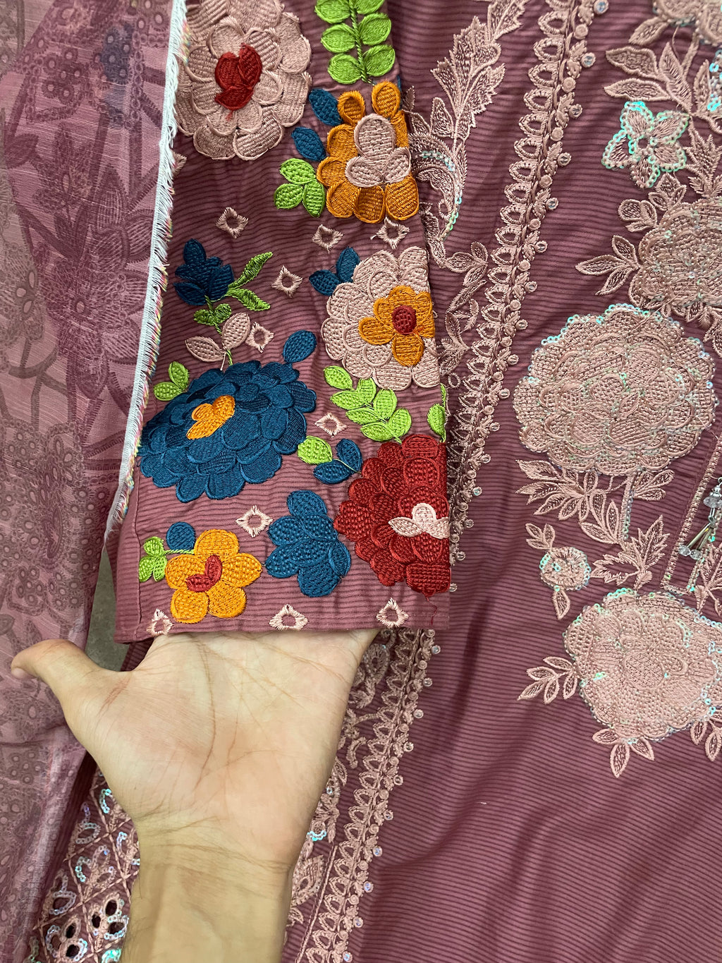 Chikan Kari Cotton (3pc) - BU10040
