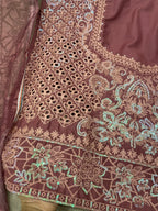 Chikan Kari Cotton (3pc) - BU10040