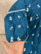 Floral Embroidered Cotton (2pc) Frock - BU10054