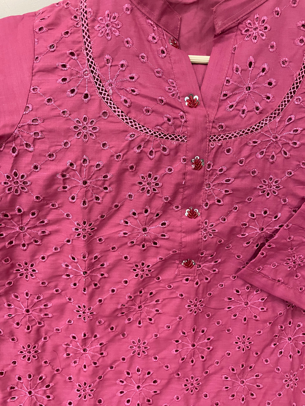 Chikankari Cotton (2Pc) Co-Ord Set - BU10054