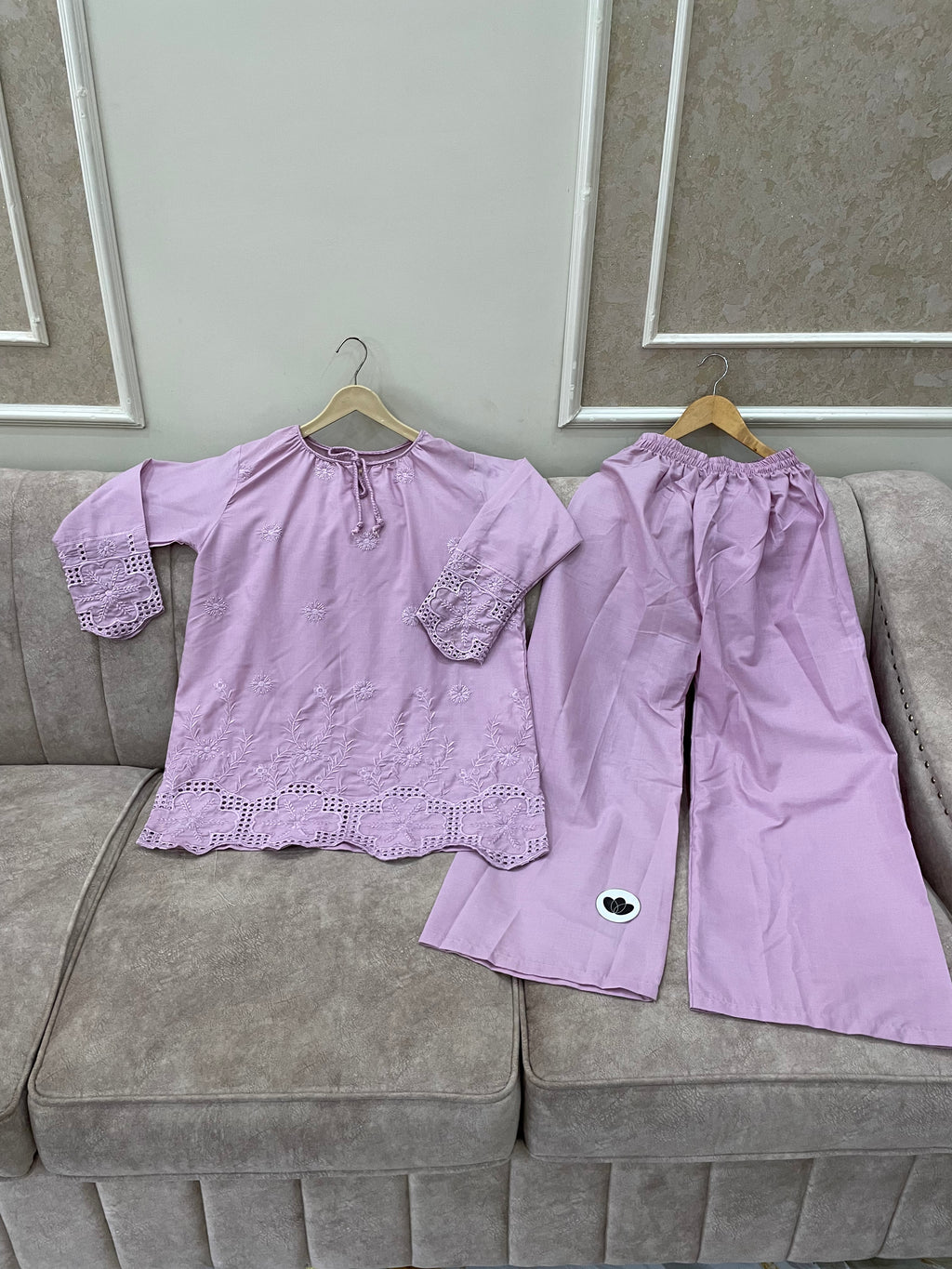 Chikankari Cotton (2pc) Cord Set - BU10057
