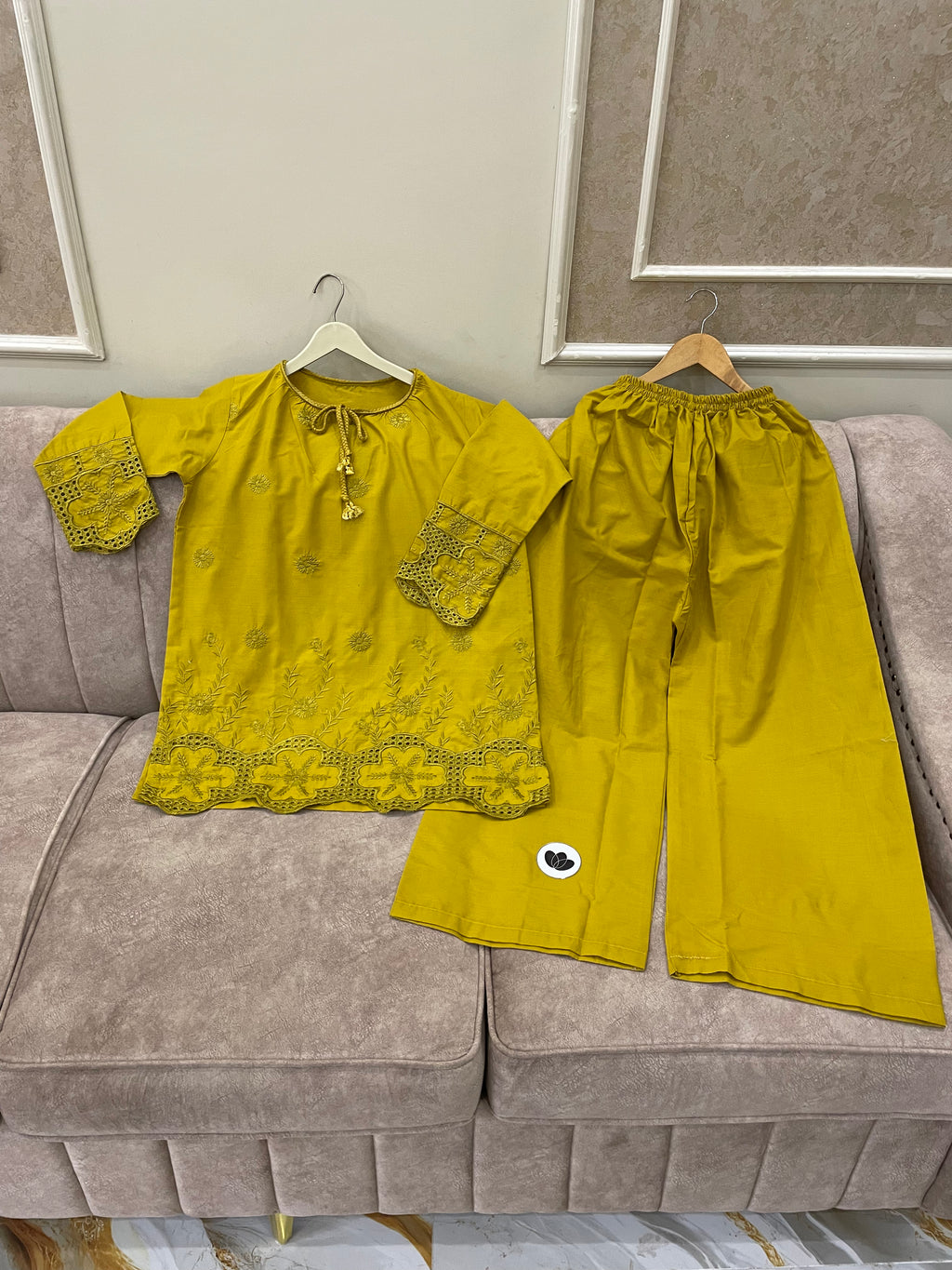 Chikankari Cotton (2pc) Cord Set - BU10057
