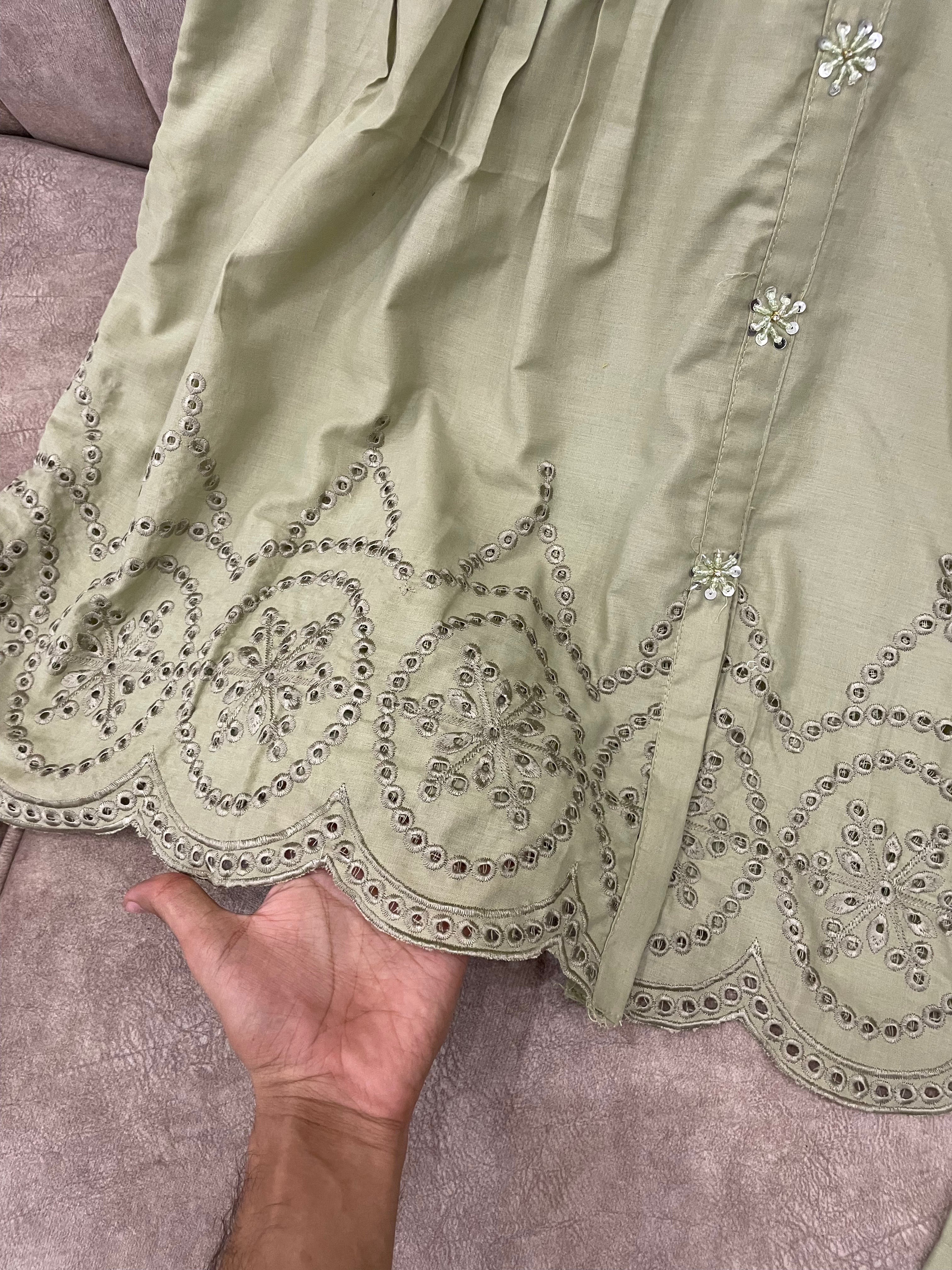 Pleated Cotton Tunic (2pc) Cord Set - BU10060