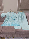 Pleated Cotton Tunic (2pc) Cord Set - BU10060