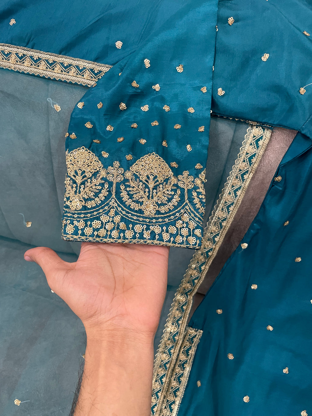 Cotton Silk Farshi Shalwar (3pc) - BU10055