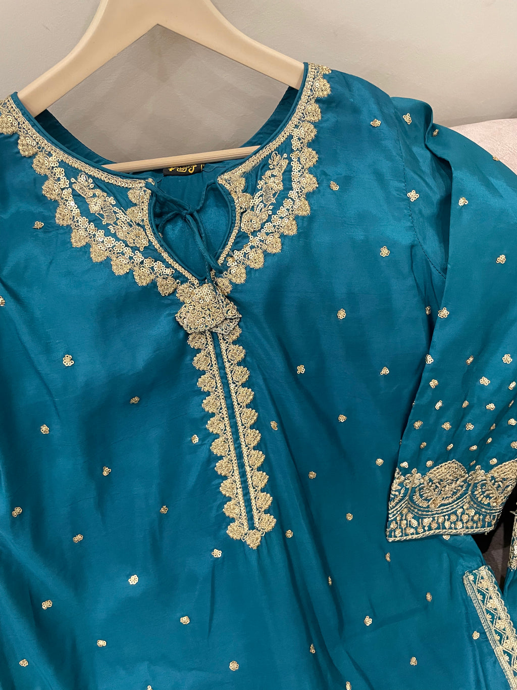 Cotton Silk Farshi Shalwar (3pc) - BU10055