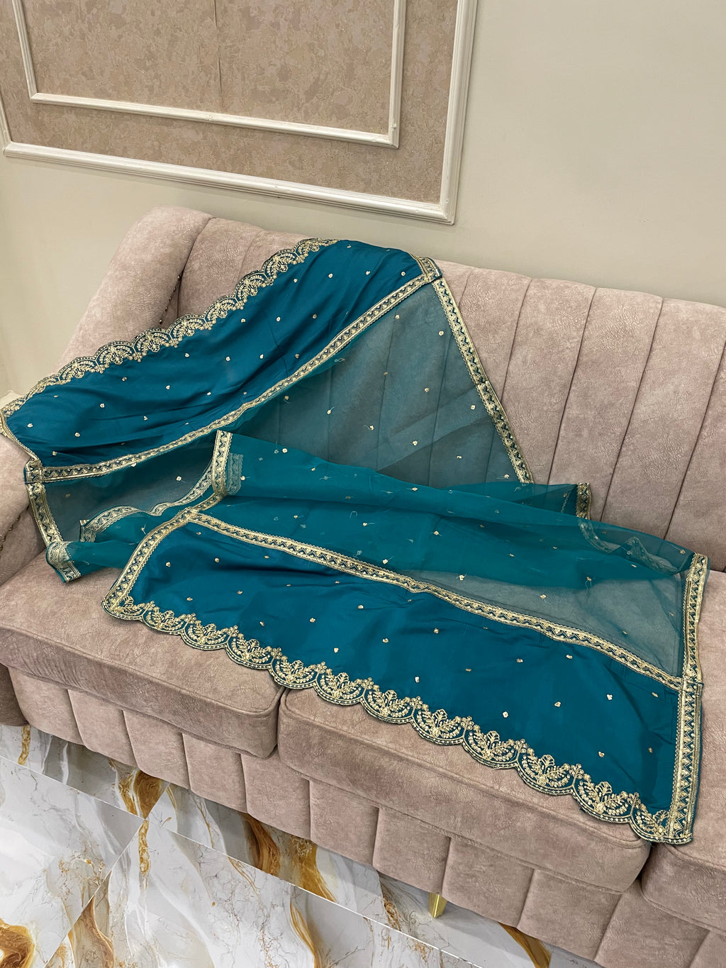 Cotton Silk Farshi Shalwar (3pc) - BU10055