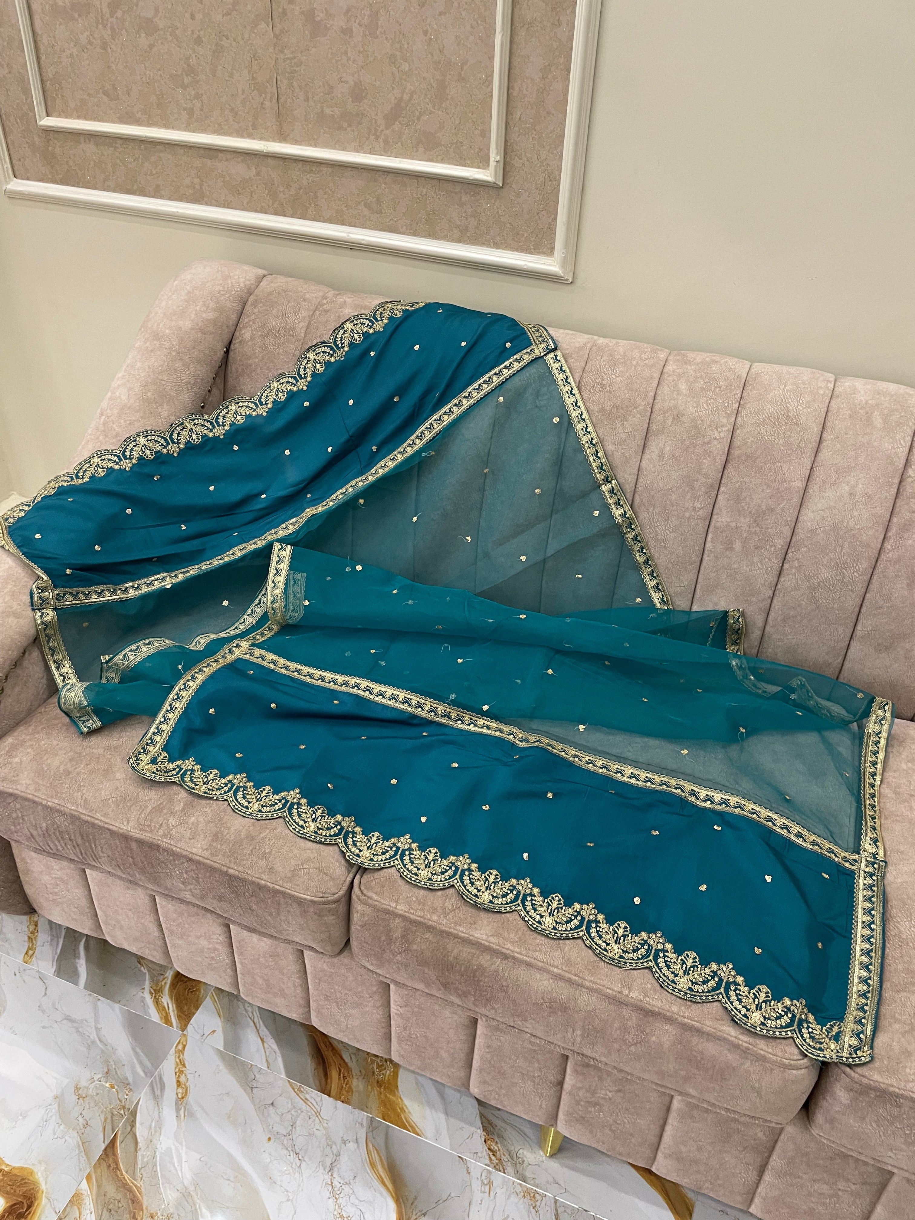 Cotton Silk Farshi Shalwar (3pc) - BU10055