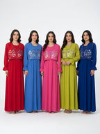 Flora Modest Maxi with Embroidered Koti - BU10073