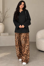 Desi Diva Leopard Farshi Co-Ord - BU10075