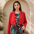 Tropical Bloom Maxi with Jacket - BU10011