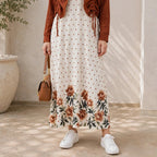 Imported Rust Stone-Studded Maxi - BU10010