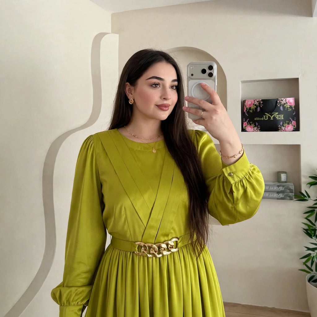 Olive Chain Glow Maxi - BU1009