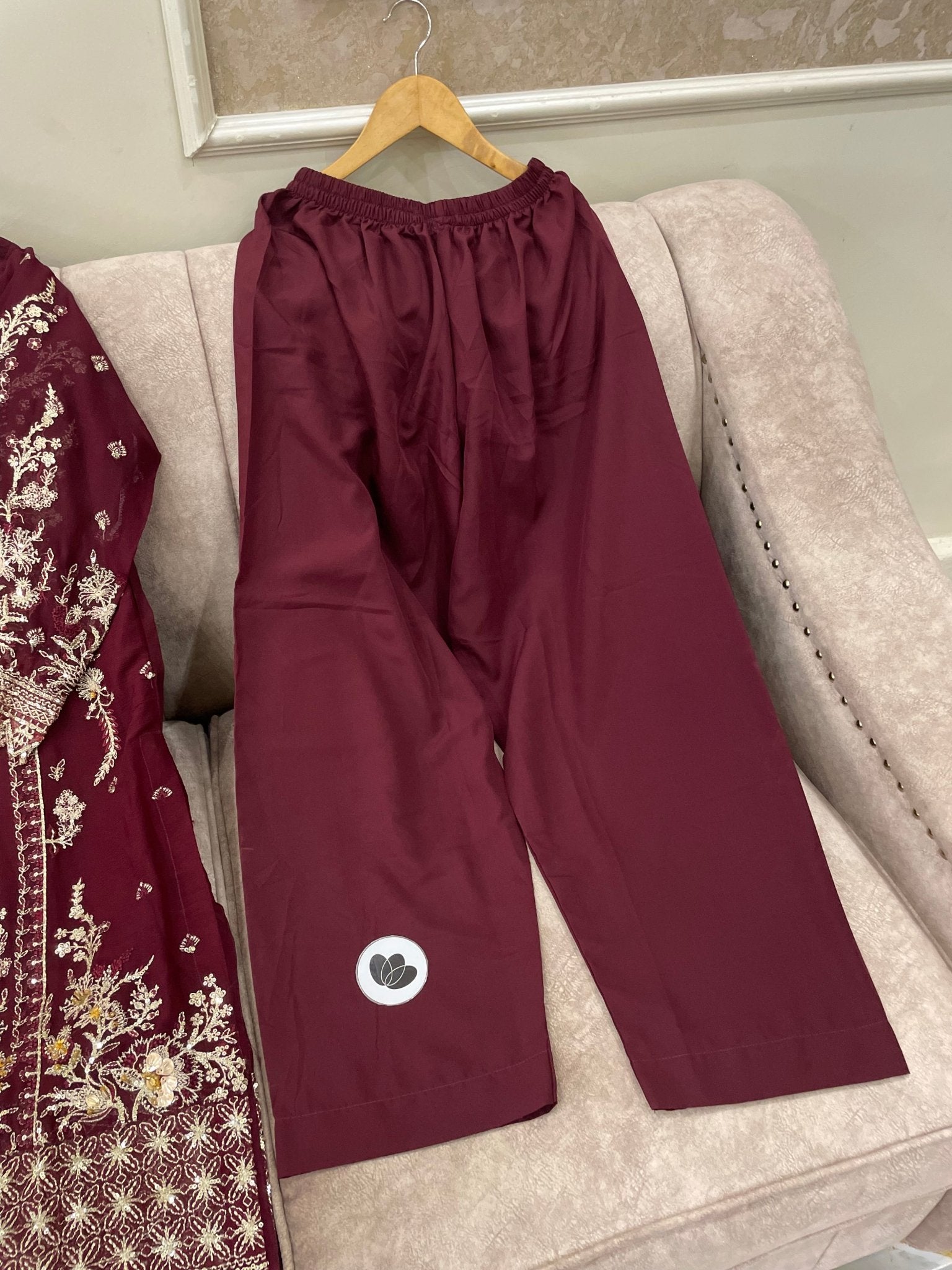 Marhoon Embroidered Chiffon Festive - BU10035 - Buland's