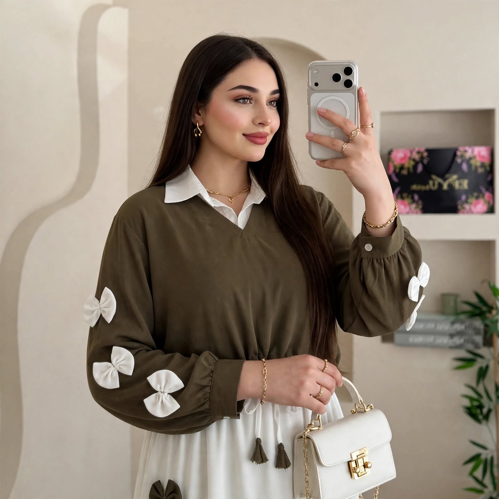 Mocha Bow Bliss Maxi - BU10012