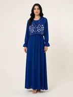 Flora Modest Maxi with Embroidered Koti - BU10073