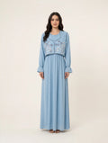 Flora Modest Maxi with Embroidered Koti - BU10073