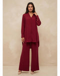 Modest Front-Button Georgette Co-ord Set - BU10056
