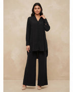 Modest Front-Button Georgette Co-ord Set - BU10056